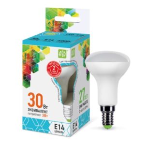 Лампа светодиодная LED-R50-standard 3Вт 230В Е14 4000К 270Лм ASD