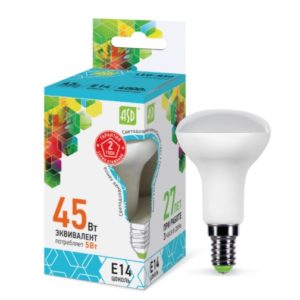 Лампа светодиодная LED-R50-standard 5Вт 230В Е14 4000К 450Лм ASD