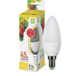 Лампа светодиодная LED-СВЕЧА-standard 5Вт 230В Е14 3000К 450Лм ASD