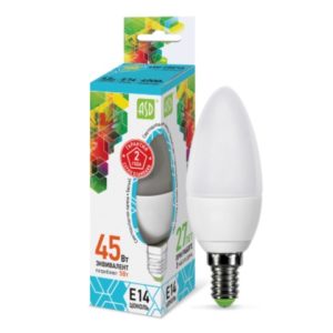 Лампа светодиодная LED-СВЕЧА-standard 5Вт 230В Е14 4000К 450Лм ASD