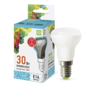 Лампа светодиодная LED-R39-standard 3Вт 230В Е14 4000К 270Лм ASD