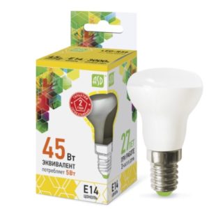 Лампа светодиодная LED-R39-standard 5Вт 230В Е14 3000К 450Лм ASD