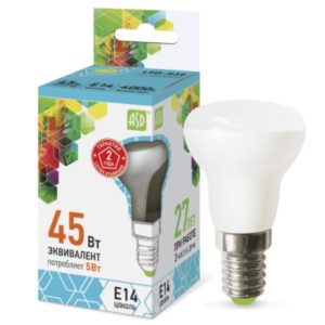 Лампа светодиодная LED-R39-standard 5Вт 230В Е14 4000К 450Лм ASD