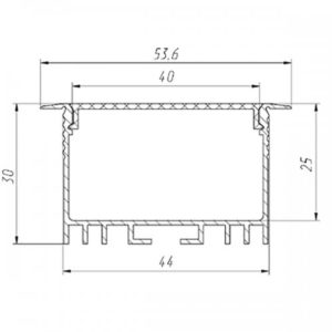 Профиль ЛСВ40  алюминиевый
