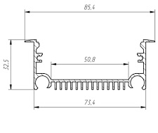 Профиль  ЛСВ70 алюминиевый