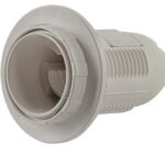 Патрон Е27-ППК пластиковый с прижимным кольцом IN HOME