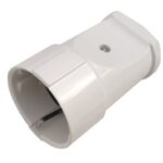 Штепсельное гнездо с заземлением 16А белое 4150 IN HOME