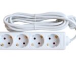 Удлинитель 4N-5-SMART четырехместный 6А 5м 8245 IN HOME