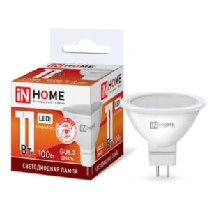 Лампа светодиодная LED-JCDR-VC 11Вт 230В GU5.3 6500К 820Лм IN HOME