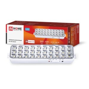 Светильник светодиодный аварийный СБА 1098-90DC 90 LED 2.2Ah lithium battery DC IN HOME