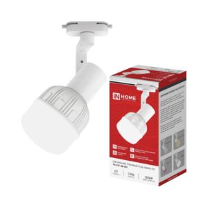 Трековый светильник TR-E27 SB E27 белый IN HOME