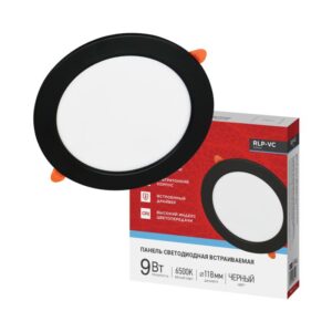 Встраиваемая LED-панель RLP-VC 965BL 9Вт 6500К черная