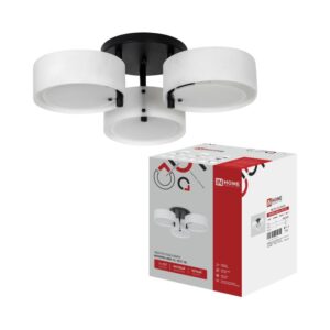 Люстра MODERN LIMA 3xE27 черная IN HOME