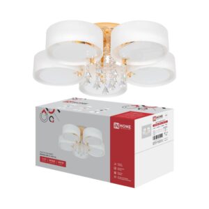 Люстра MODERN LIMA 5xE27 золотая IN HOME
